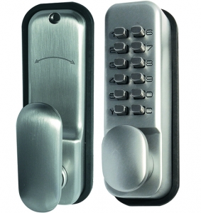 Digital Door lock with holdback